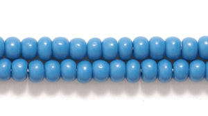 8SB167R: CZ Seed Bead Opaque Slate Blue 8/0-1HK