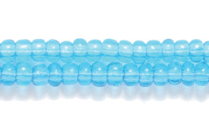 8SB264R: CZ Seed Bead Aqua 8/0-1HK