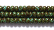 8SB162-52R: CZ Seed Bead Turquoise Stone Effect 1HK