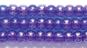 6SB598-CLR: CZ Seed Bead Color Lined Amethyst 6/0-6STR