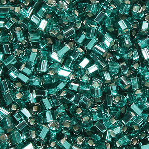2SV6487-1R: Vin VEN Bugle SIL-Line Aquamarine #1 SQ-HOLE 2mm 50GM