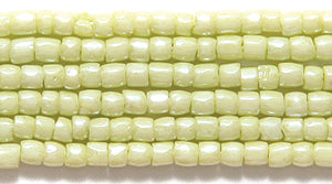 9SC6181R: CZ Seed Bead 3-cut Solgel Soft Avacado 9/0-1HK