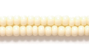 8SB150R: CZ Seed Bead Opaque Bone Effect 8/0-1HK