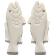 BN375-70: Bone Fish/salmon 25x58mm 1 Pair