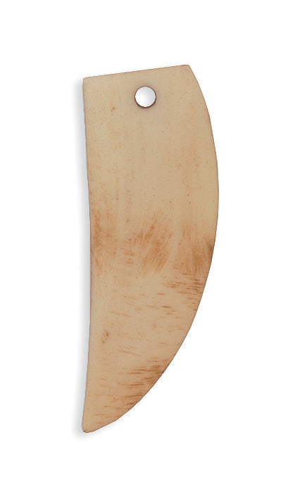 BN342: Horn Claw Shape Tea Dyed 46mm Average Long 5 Pieces