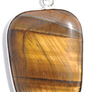 ST400-B: Tiger Eye Pendant  30x40mm