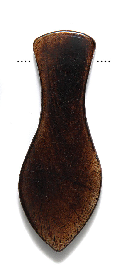 BN296-25BR: Bone Paddle Brown 2.5 Inch 3 Pieces