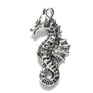 PW6420-S: Charm Seahorse 23mm Silver-1PC