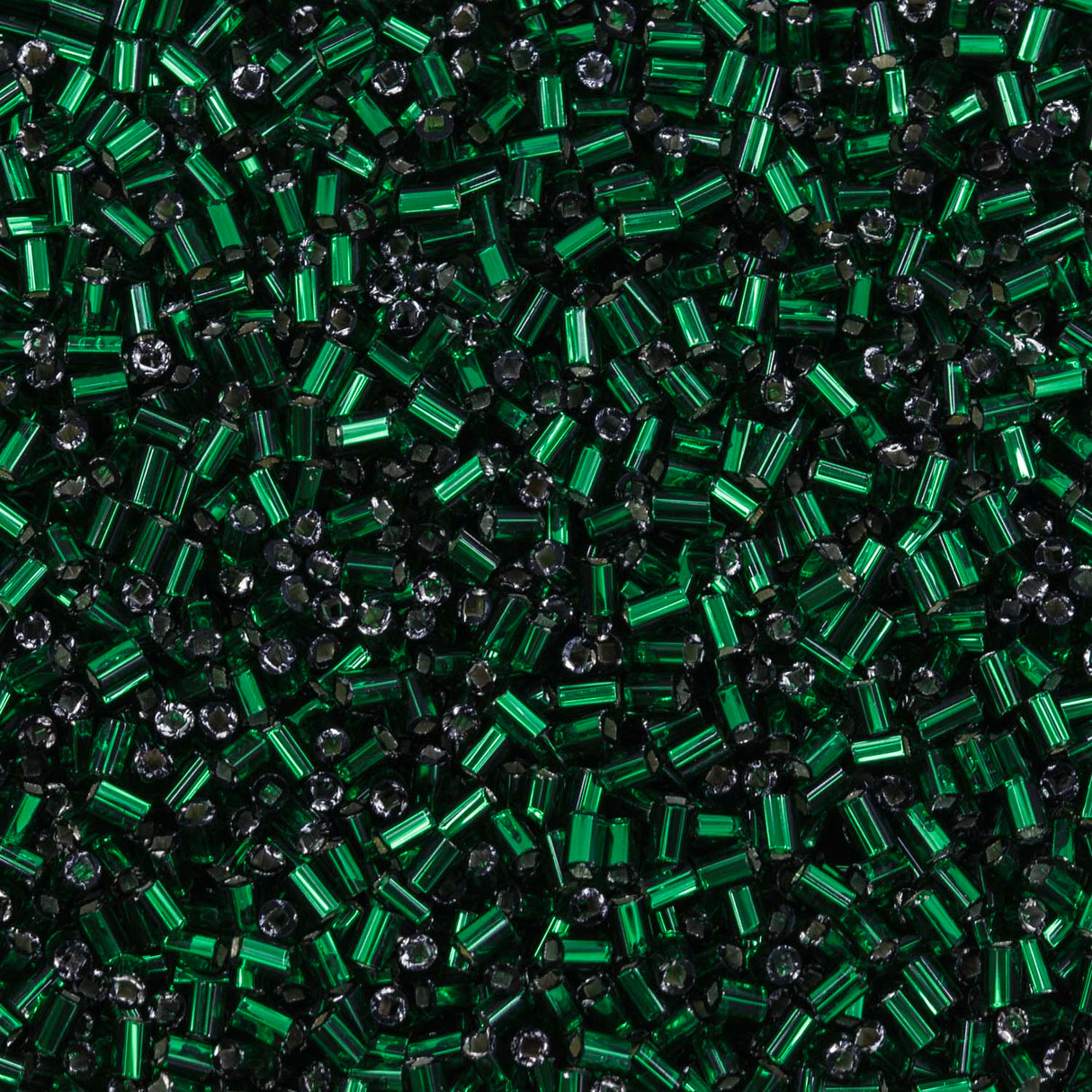 1BB484-L: Czech Bugle Silverlined Green #1 - 50GM