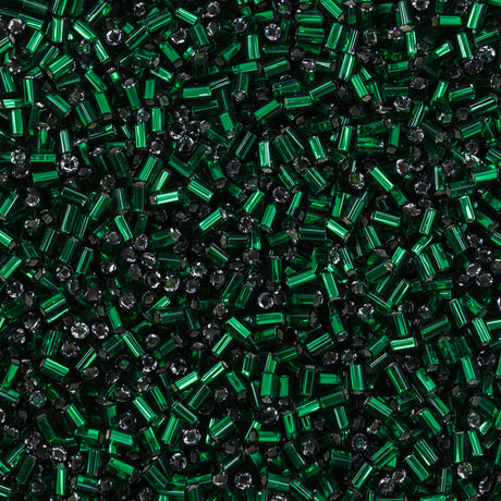 1BB484-L: Czech Bugle Silverlined Green #1 - 50GM