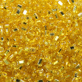 1SV999-116: Vintage Venetian Tube S/L Yellow 2mm 2 Ounce Package