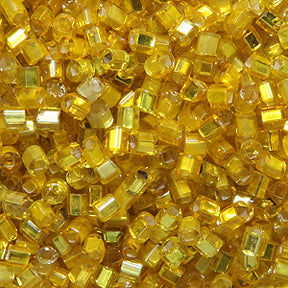 1SV999-117: Vintage Venetian Tube 2mm S/L Yellow 1 Ounce Package