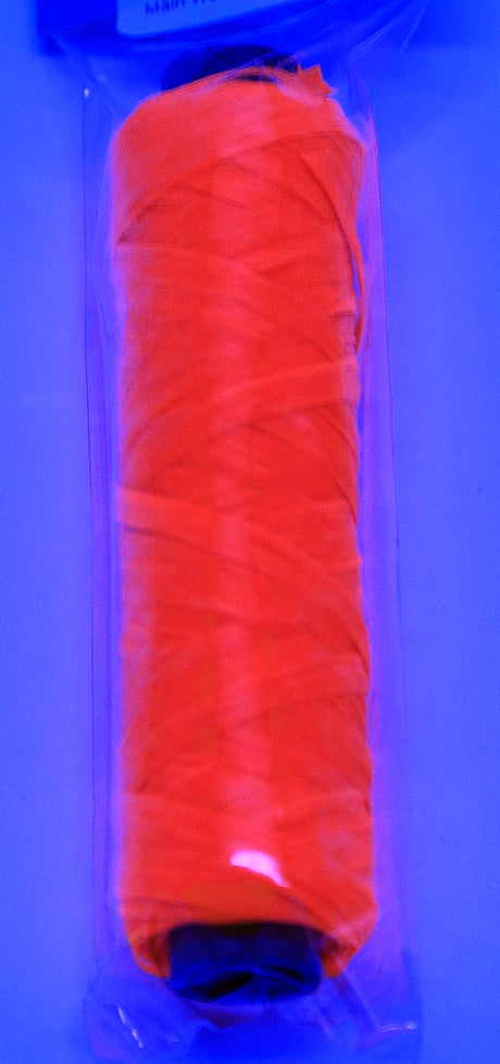 1TS133-B: Artificial Sinew Bobbin 60FT/20YD 5PLY 70LB Neon Orange