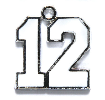 PW6475-W: Pendant Twelve 24mm White Epoxy 1EA
