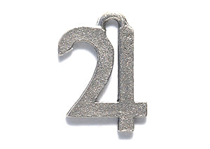 PW6076-S: Planet Symbol Jupiter Silver 10x16mm-1PC