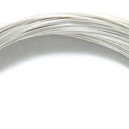 28CW811-SS: Wire 28 Gauge 1/2 Hard Sterling Silver Round 134 Feet/ 1 Ounce - 1 Each