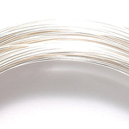 24CW812-G: German Style Wire 24 Gauge Silver Plate 12 Meter - Package