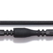 MS189: Rubber 18 Inch Tube Black With Clasp 2mm - 1 Piece