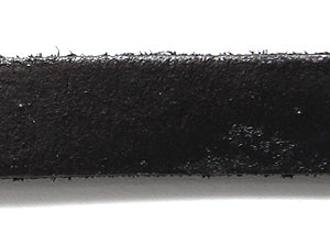 10LL109-5: Flat Leather 10mm Black 5MTR