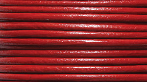 10LC146: Leather Cord Red 1mm 25MTR