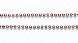 1CX1857-D: Ball Chain Diamond Cut 1mm ANT CPPR 1FT