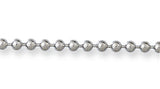 2CX815: Ball Chain #3 Nickel Plate Steel 2.4mm 100' Spool