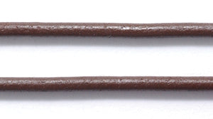 2LC156-50: Greek Leather Cord Brown 1.5-2mm 2MTR