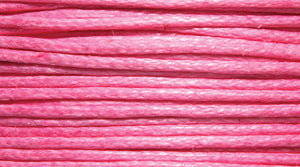 5CH193-00: India Waxed Cord Pink .5-.7mm 100MTR SP