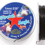 1CH109-5: Stretch Magic Black 1mm 5MTR