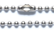 2CX815-24: Ball Chain #3 Necklace Nickel 24 Inch 1 Each