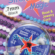 07CH109-5: Stretch Magic Black .7mm 5MTR