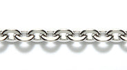 SX010: Chain Stainless Steel 4x4.75 Flat Cable 1FT