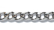 SX012: Chain Stainless Steel 4.6x6.5mm Curb 1FT
