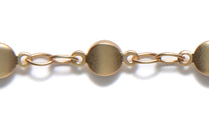 CX927-HG: Chain 4.5mm Vintage Disc LNK SHG 1FT