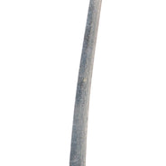 MS235-S: Shepherds Hook Bookmark Silver 4.5in - 1 Piece