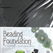 MS621-B1: Beading Foundation Black 8.5x11 Inch-1EA