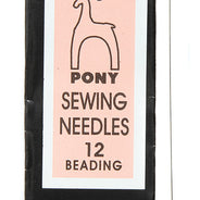 FI281-12A: Pony Beading Needle #12 25 Piece Pack