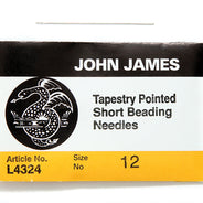 FI280-12T: John James Short Beading Tapestry #12 L4324-12 25PC