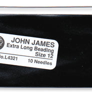 FI281-12L: Needle John James Bead/loom #12 L4321-12L 10PC