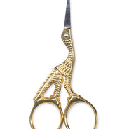 FI421-B: Scissors With Gold Stork Handle 3.75 Inch - 1 Piece