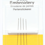 FI287: Bead Embroidery Needle Sizes 10 & 12 4pk 1 Package