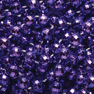 MS599 98: Purple Mardi Gras Throw Beads 12STR