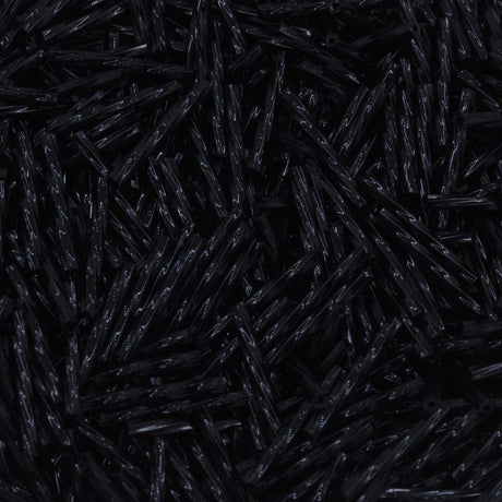 20BT109: Czech Twisted Bugle Black 20mm - 100GM