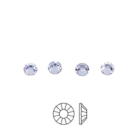20RH212: Preciosa Chaton Rose Viva Ss20 Crystal-144PC
