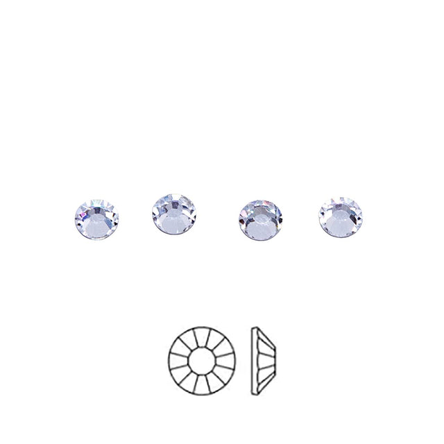 20RH212: Preciosa Chaton Rose Viva Ss20 Crystal-144PC