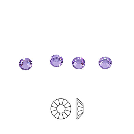 20RH295-V: PreciosaChaton Rose Ss20 Violet-144PC