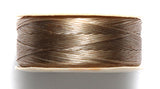 20TN152-B: Nymo Nylon Beading Thread Sand Ash Size B 72yd Bobbin 10PPK