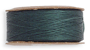 20TN186-BR: Nymo Nylon Beading Thread Green Size B 72 Yard Bobbin - 1PPK