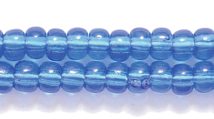 6SB274R: CZ Seed Bead Sapphire 6/0-6STR
