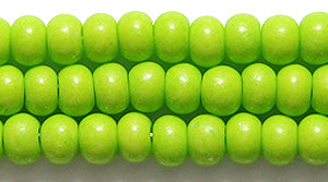 6SB182-ITR: CZ Seed Bead Intensive Opaque Green 6/0-6STR